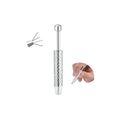 Acefun Piercing Ball Grabber, Flat Back Earrings Piercing Guide Needle Tool, Surgical Steel Internally Threaded Push Pin External Thread Assistant Body Piercing Kit for Ear Nose Lip Tool 16G 18G